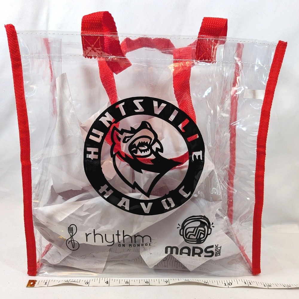 Clear Tote Bag; Stadium Approved Small Shoulder Bag